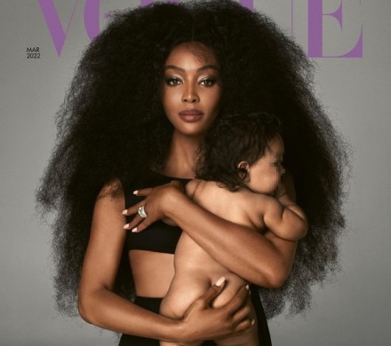 Naomi Campbell presenta la figlia sulla copertina di 